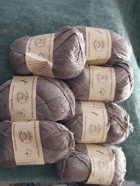 Bamboo Cotton Yarn Skeins - Taupe Gray